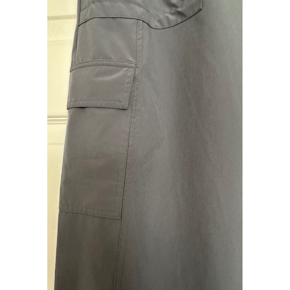 Apana Womens Blue Cargo Jogger Pants Elastic Waist Toggle Cuffs Size Large EUC - Picture 5 of 9